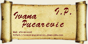 Ivana Pucarević vizit kartica